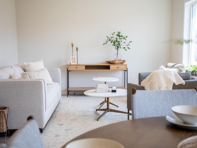 view of living area