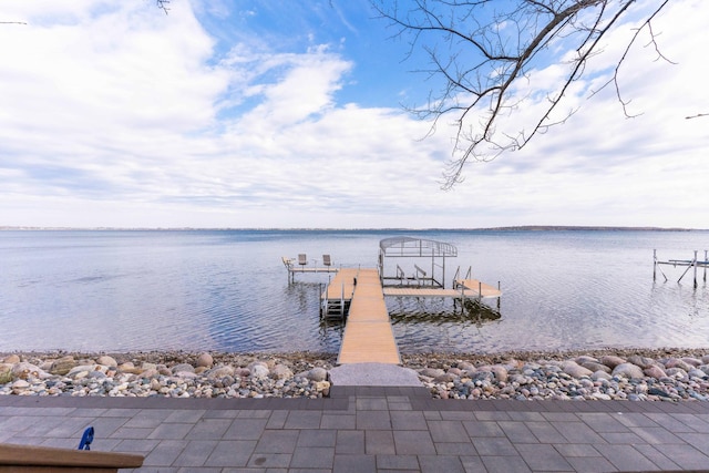 39315 Little Mo Rd, Clitherall Twp, MN 56524 - dock area featuring a water view