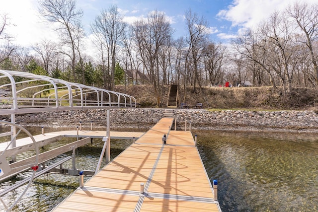 39315 Little Mo Rd, Clitherall Twp, MN 56524 - view of dock with a water view