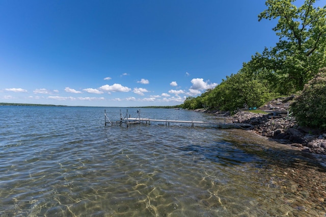 39315 Little Mo Rd, Clitherall Twp, MN 56524 - dock area featuring a water view