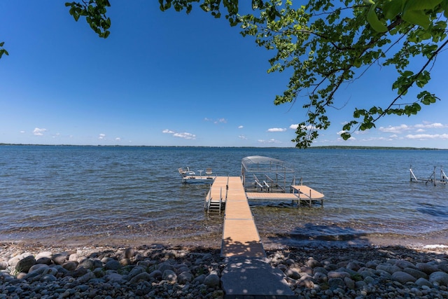 39315 Little Mo Rd, Clitherall Twp, MN 56524 - dock with a water view