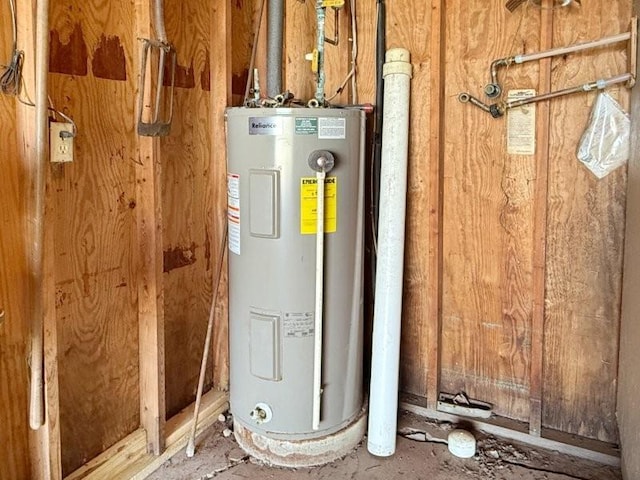 utilities featuring electric water heater
