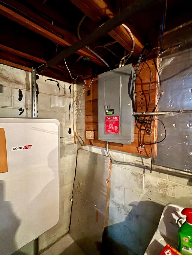 utilities with electric panel