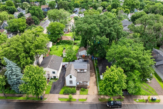 451 Taylor St NE, Minneapolis, MN 55413 - aerial view of residential area featuring a tree filled landscape