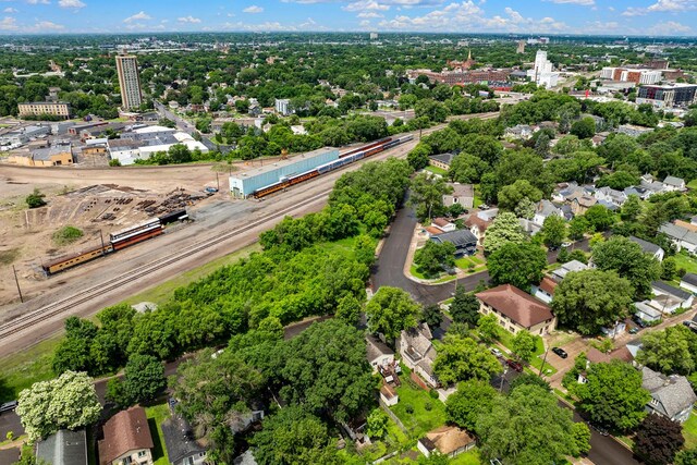 451 Taylor St NE, Minneapolis, MN 55413 - bird's eye view of a tree filled landscape