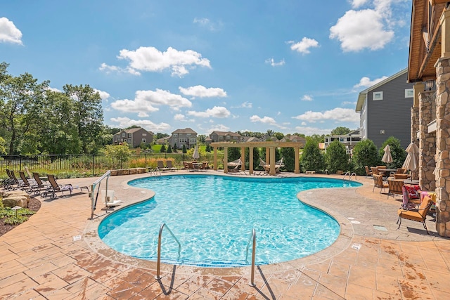3626 Springwood Ct, Eagan, MN 55123 - community pool with a patio area and a pergola