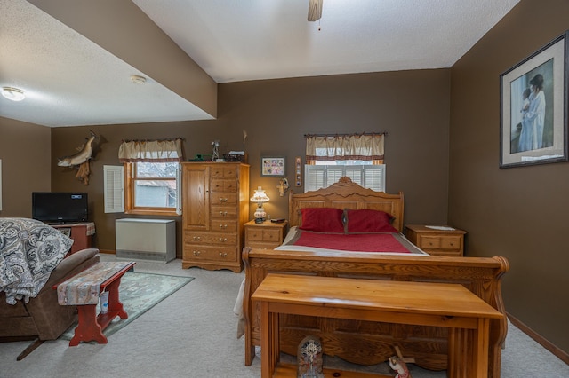 2475 44th St SW, Pine River, MN 56474 - bedroom featuring multiple windows, light carpet, and baseboards