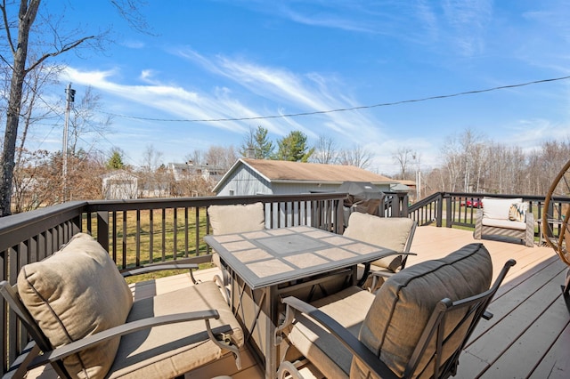 1601 5th Ave, Grand Rapids, MN 55744 - deck featuring outdoor dining area