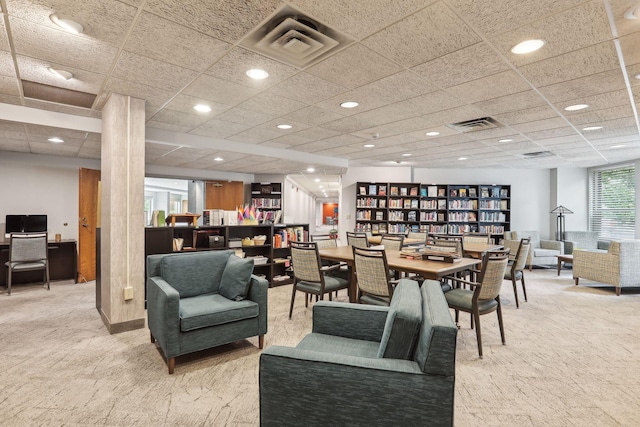 1425 28th St Unit 407, Minneapolis, MN 55408 - carpeted dining space with recessed lighting