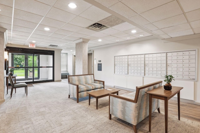 1425 28th St Unit 407, Minneapolis, MN 55408 - community lobby featuring a drop ceiling and recessed lighting
