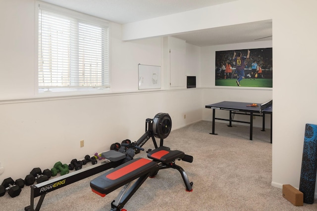 3710 Vincent Ave S, Minneapolis, MN 55410 - exercise room featuring carpet