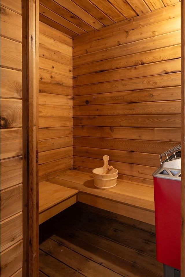 3710 Vincent Ave S, Minneapolis, MN 55410 - sauna / steam room featuring wood walls