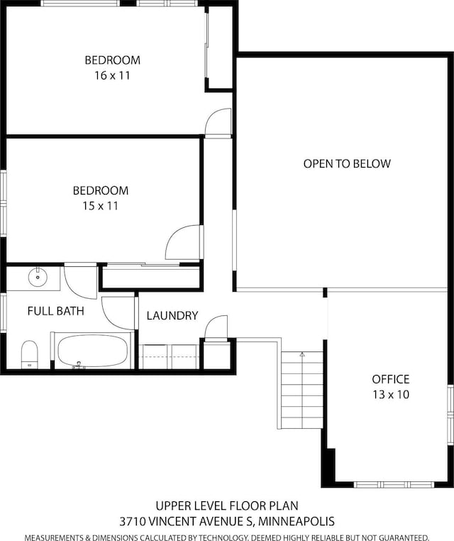 3710 Vincent Ave S, Minneapolis, MN 55410 - home floor plan