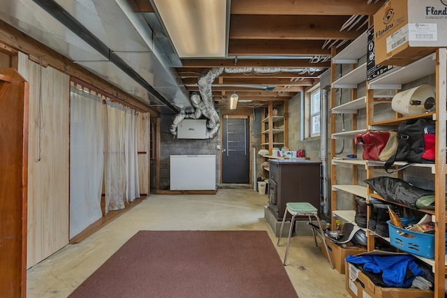 1205 Melvina Rd SW, Alexandria, MN 56308 - below grade area featuring refrigerator