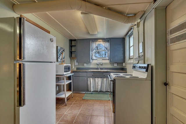 1205 Melvina Rd SW, Alexandria, MN 56308 - kitchen featuring a sink, open shelves, and white appliances