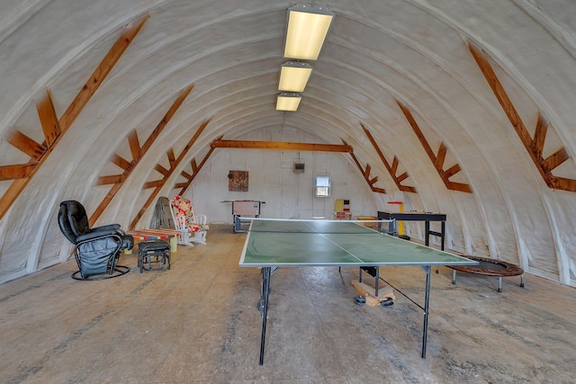 1205 Melvina Rd SW, Alexandria, MN 56308 - playroom with vaulted ceiling