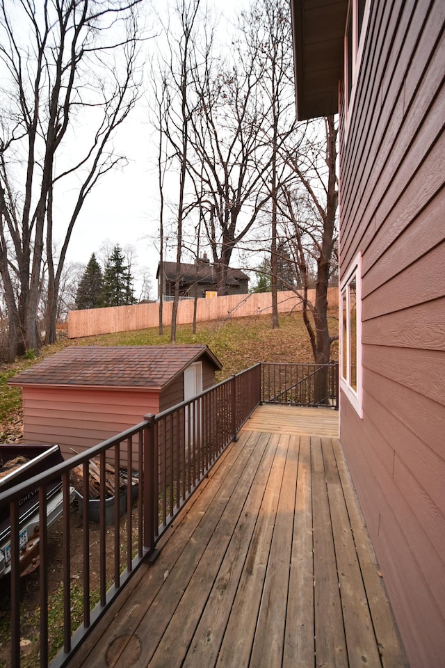 1164 Hawthorn St, Red Wing, MN 55066 - view of wooden deck