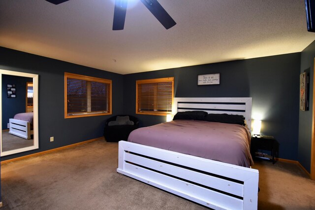 1164 Hawthorn St, Red Wing, MN 55066 - bedroom featuring carpet flooring, baseboards, and ceiling fan