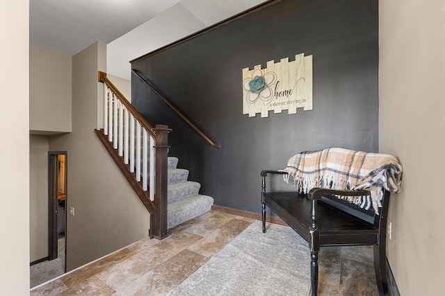 1101 8th Ave SW, Isanti, MN 55040 - stairway with stone finish flooring and baseboards