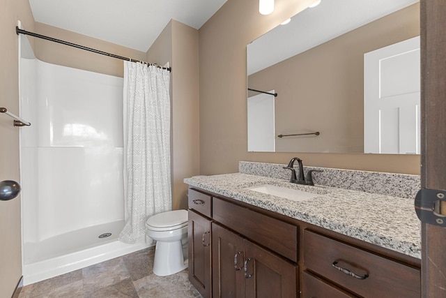 1101 8th Ave SW, Isanti, MN 55040 - full bathroom with toilet, vanity, and a shower stall