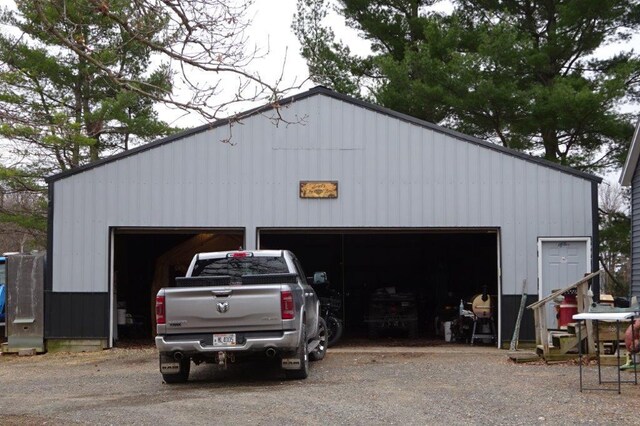 338 40th St, Clear Lake, WI 54005 - view of detached garage