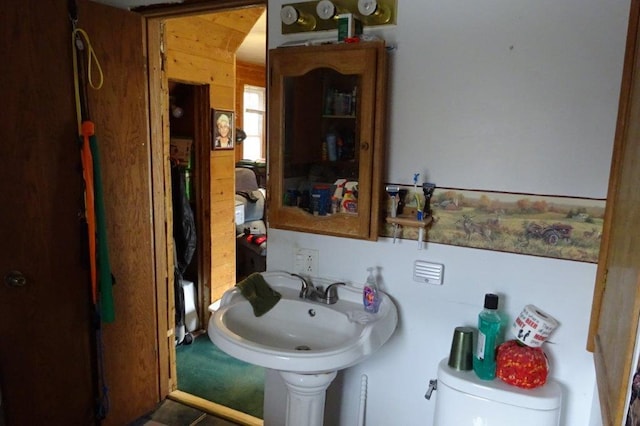 338 40th St, Clear Lake, WI 54005 - bathroom featuring toilet and a sink