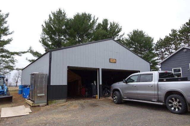 338 40th St, Clear Lake, WI 54005 - view of detached garage