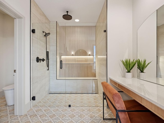 5010 Millie Rd SW, Rochester, MN 55902 - full bathroom with a stall shower and toilet