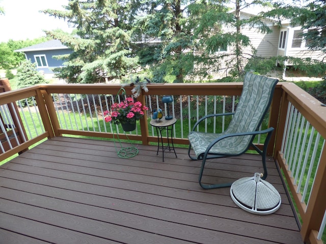 1907 Red Maple Ln, Northfield, MN 55057 - view of wooden deck