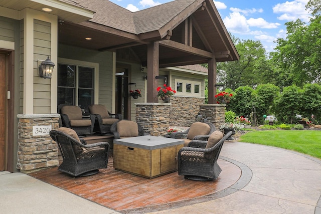 3420 Fairview Ave N, Arden Hills, MN 55112 - view of patio