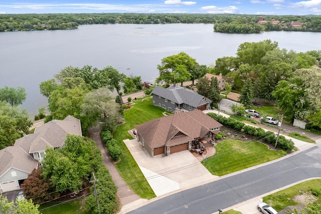 3420 Fairview Ave N, Arden Hills, MN 55112 - aerial view of residential area with a large body of water