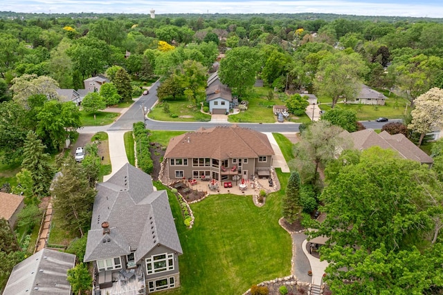 3420 Fairview Ave N, Arden Hills, MN 55112 - aerial view of residential area featuring a forest