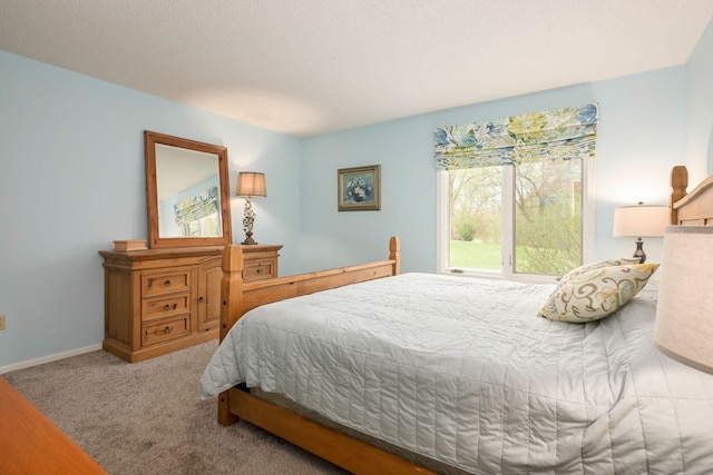 bedroom featuring carpet flooring