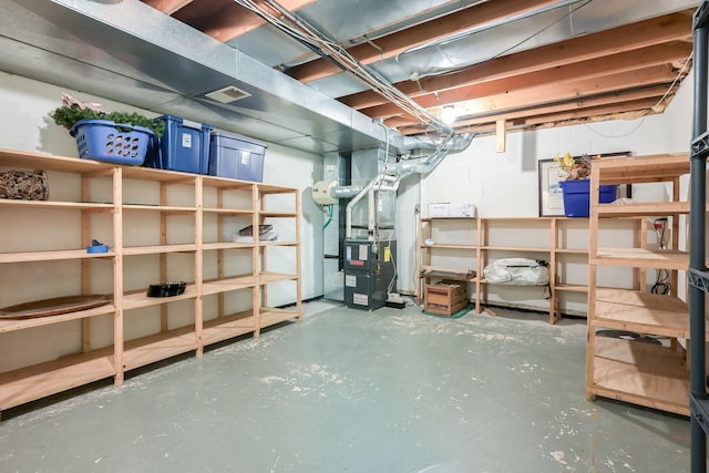 storage with heating unit