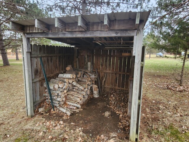 view of outbuilding