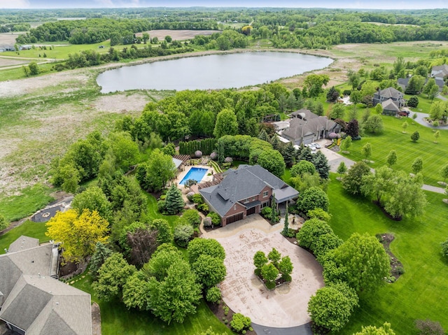 7250 Jubert Ln, Corcoran, MN 55340 - aerial view of a large body of water and a pool