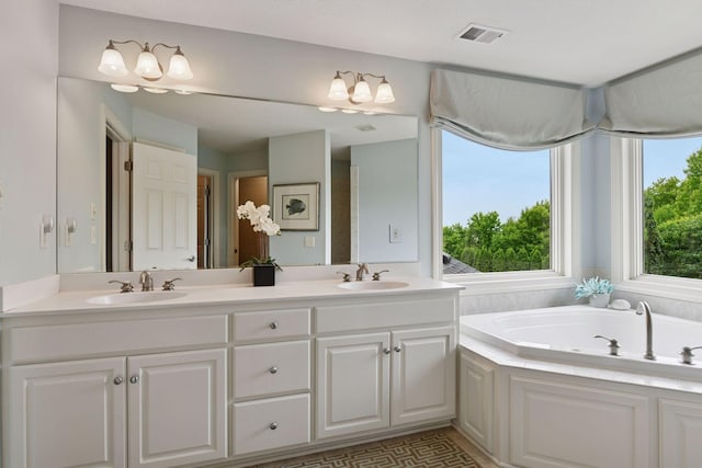 7250 Jubert Ln, Corcoran, MN 55340 - full bath featuring double vanity and a bath