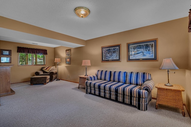 1410 4th Ave N, Sartell, MN 56377 - carpeted living room featuring baseboards