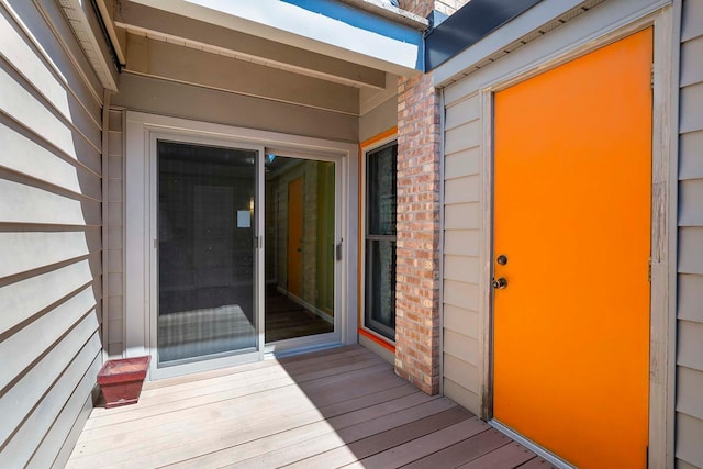 view of entrance to property