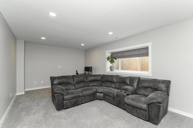 1261 Skyview Cir NW, Rochester, MN 55901 - carpeted living room with recessed lighting and baseboards
