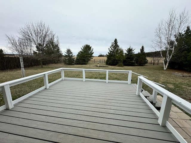606 Tenth St W, Park Rapids, MN 56470 - view of wooden terrace