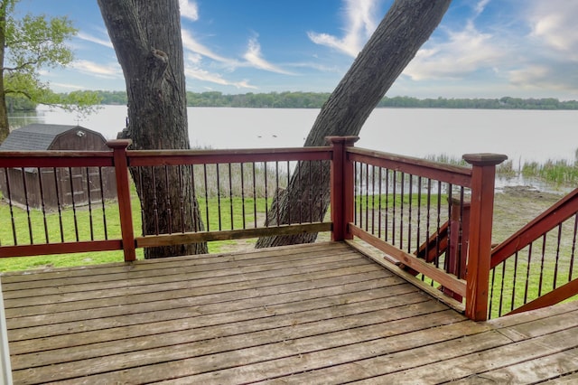 12056 Everton Ave N, Hugo, MN 55110 - deck with a water view