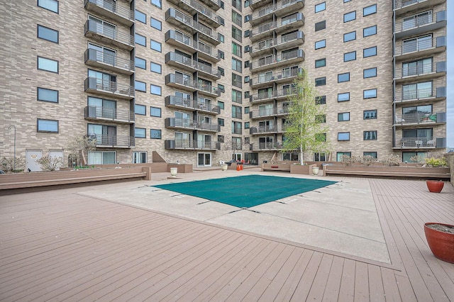 view of pool