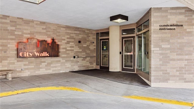 view of exterior entry