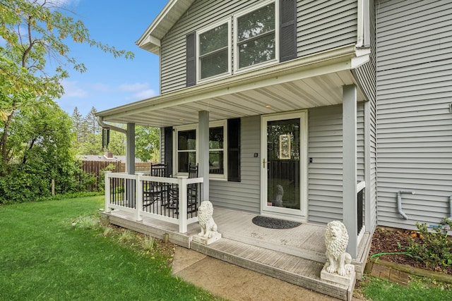 18701 Delton Ave, Minnetonka, MN 55345 - property entrance with a porch