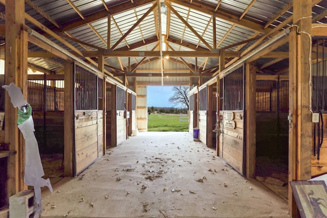 view of stable