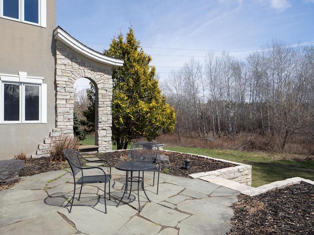 view of patio / terrace featuring outdoor dining area