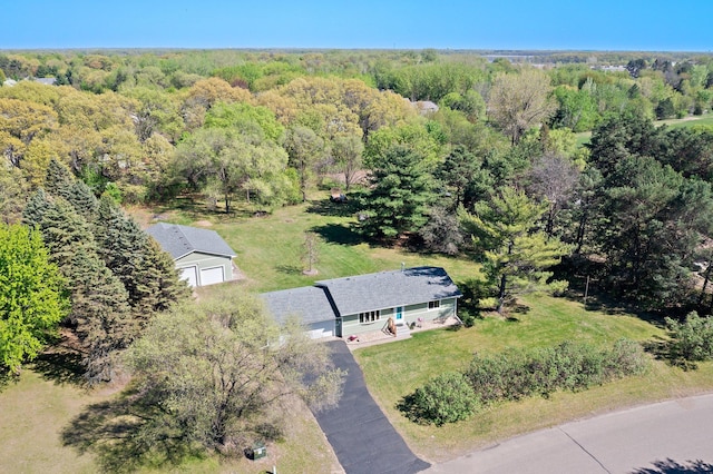 7830 Country Ln, Lino Lakes, MN 55014 - view of subject property with a forest