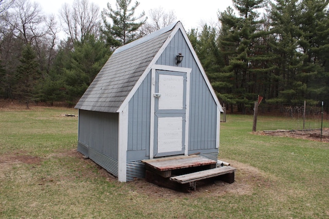 14879 Benson Rd, Grantsburg, WI 54840 - view of shed