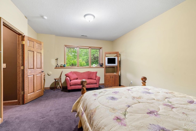 374 Indigo Trl, Troy Twp, WI 54022 - carpeted bedroom featuring baseboards and a textured ceiling
